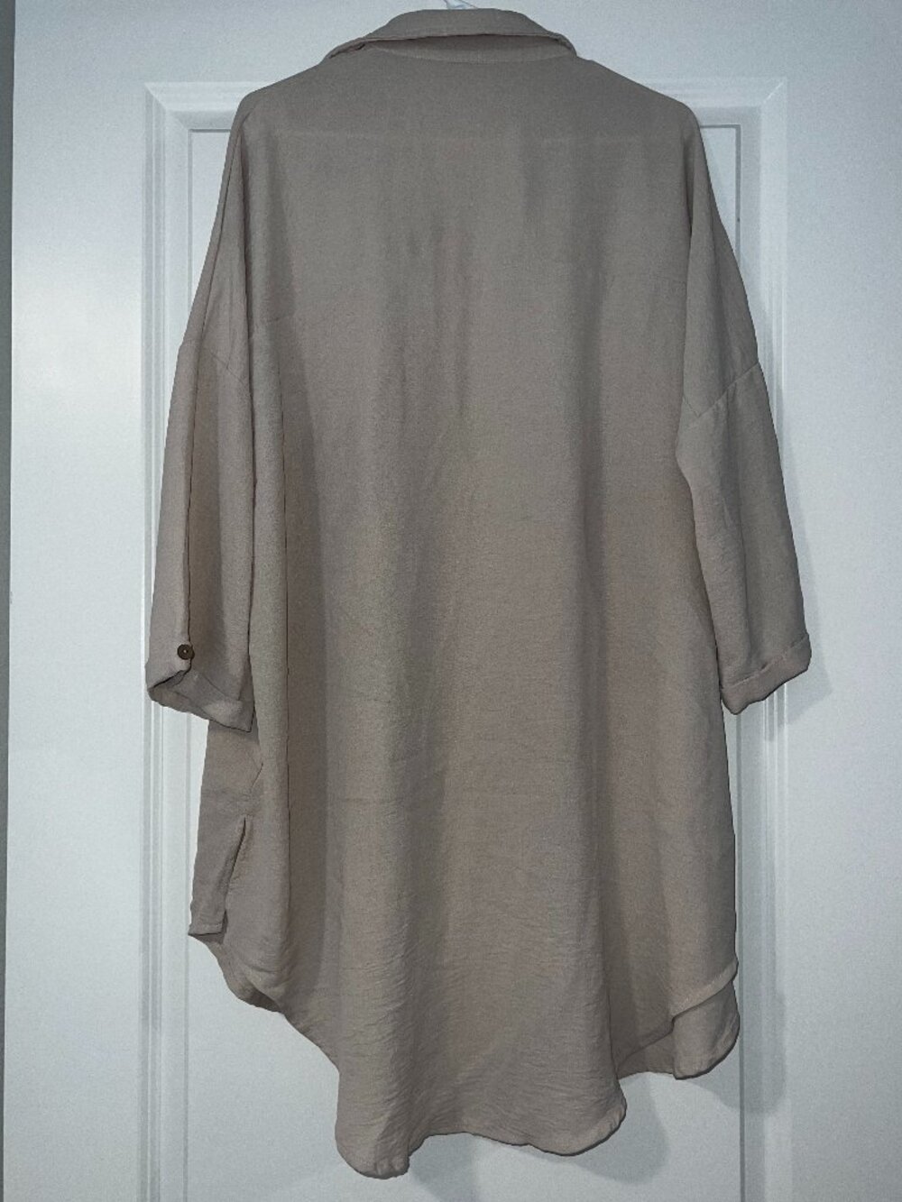 💕 Bsubseach Women’s Modern Beach Cover-Up – Apricot (XXL), Like New 💕 - Picture 4 of 4